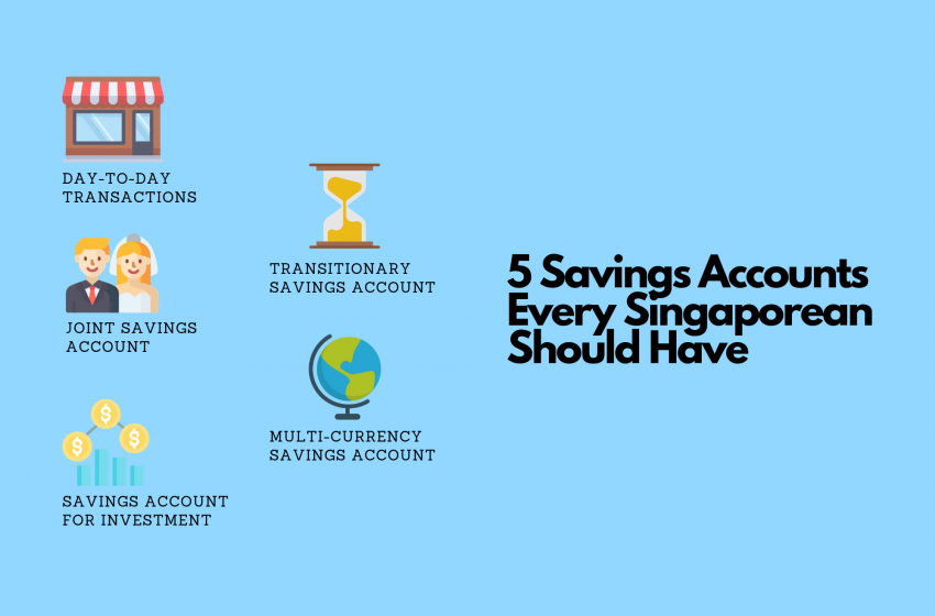  5 Kinds of Savings Accounts That each Singaporean Must have