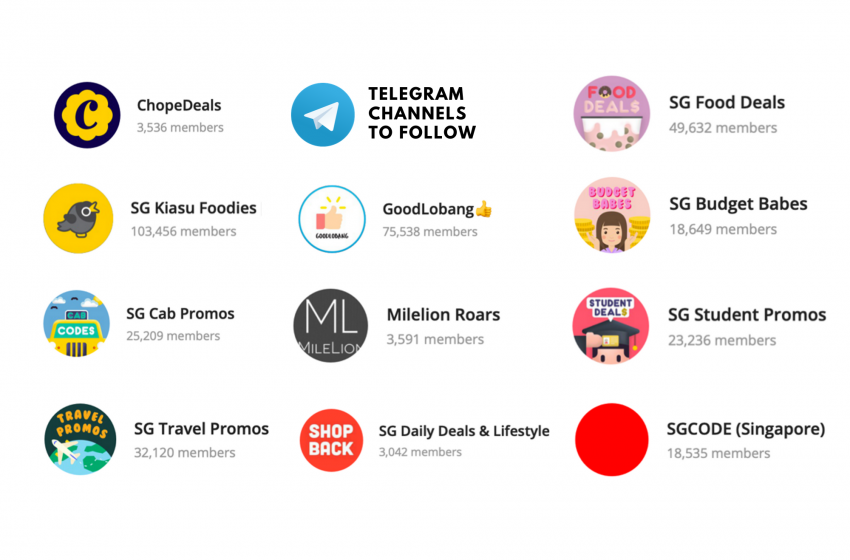  11 Telegram Channels For The Best Money-Saving Hacks, Deals And Promotions In Singapore